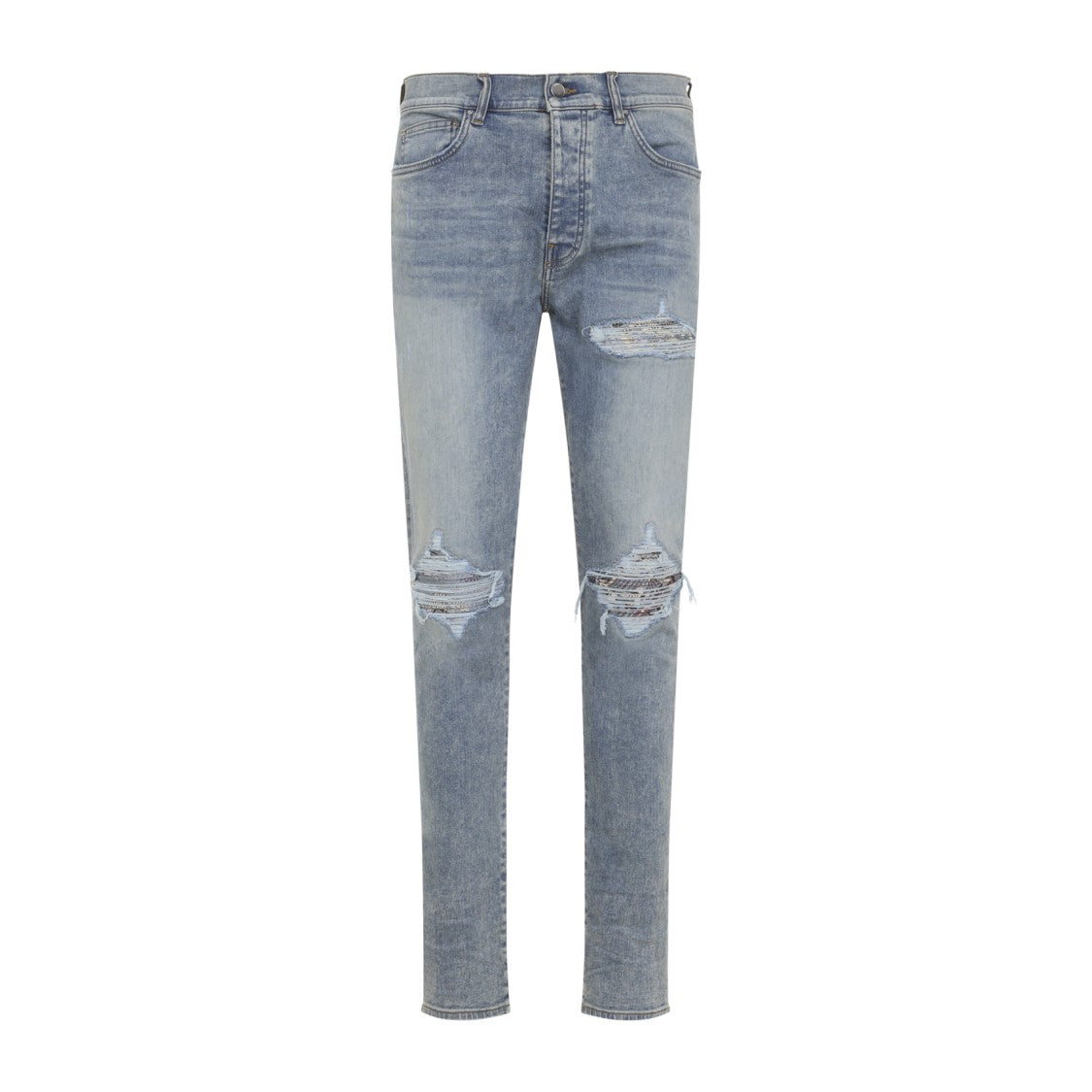Amiri Crane Mx1 Blue Cotton Jeans