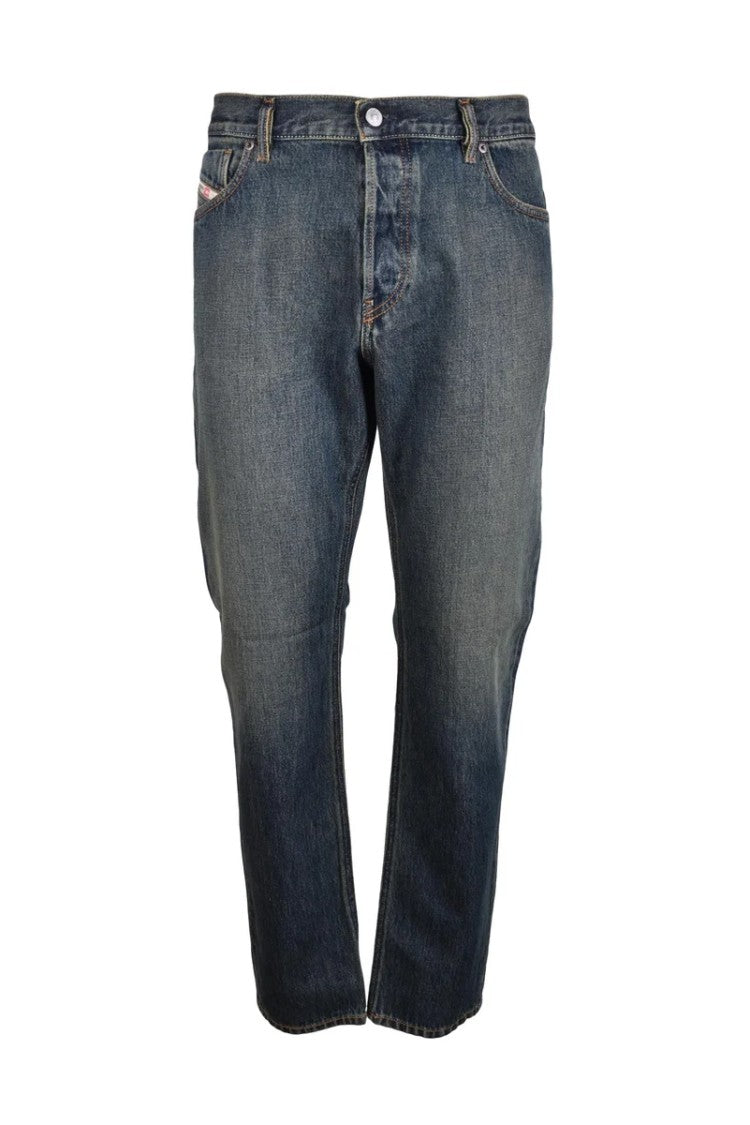 Diesel Denim Faded Cotton Jeans