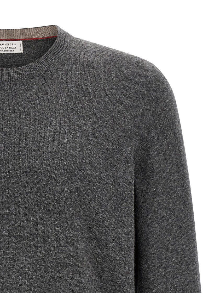 Brunello Cucinelli Cashmere Sweater With Crew Neck
