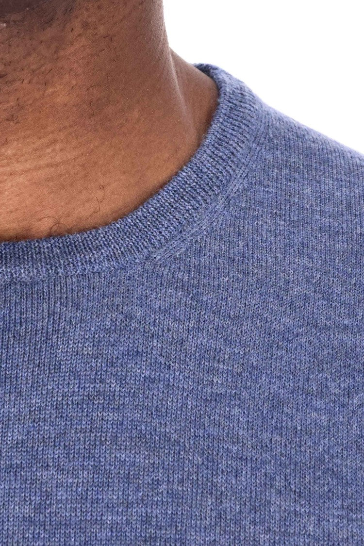 Barba Merino Wool Crewneck Sweater
