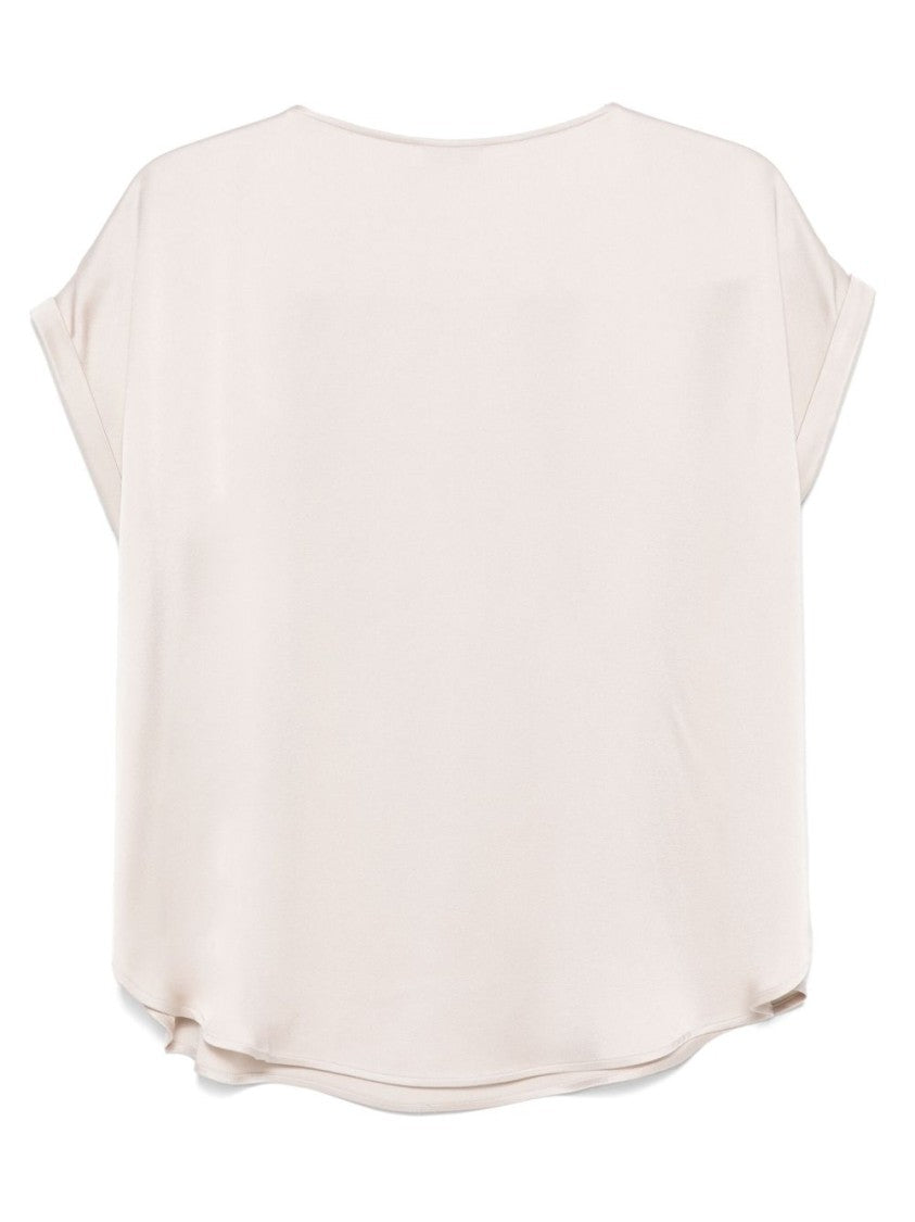Le Tricot Perugia Relaxed Grey T-Shirt With Soft Fabric Blend