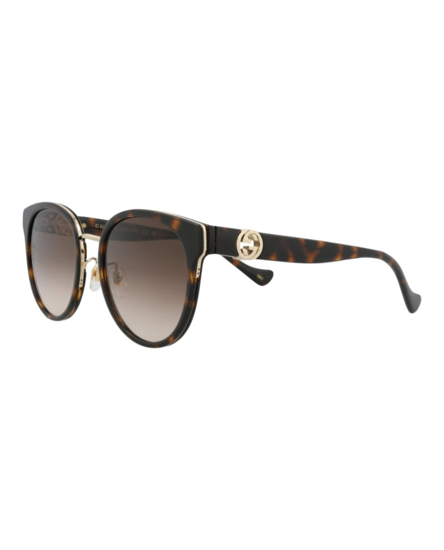 Gucci Round-Frame Injection Sunglasses