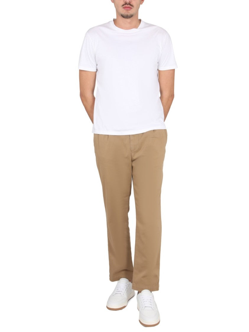 East Harbour Surplus Straight-Leg Casual Pants With Front Button Closure