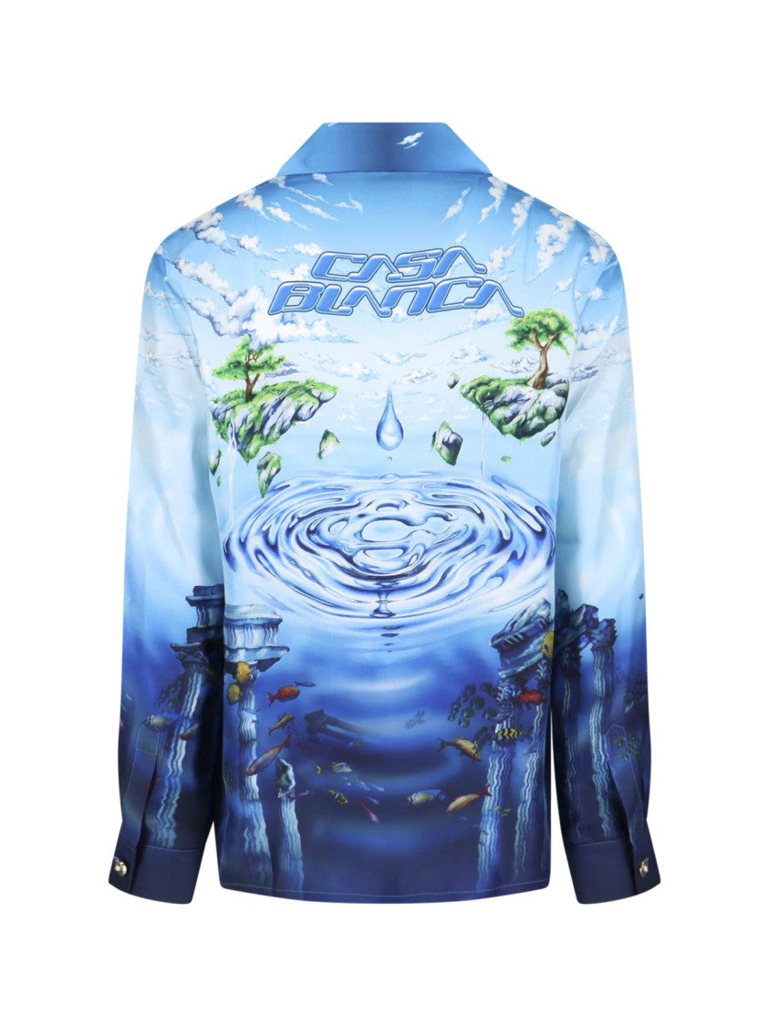 Casablanca "Lost Atlantis" Shirt Multicolor