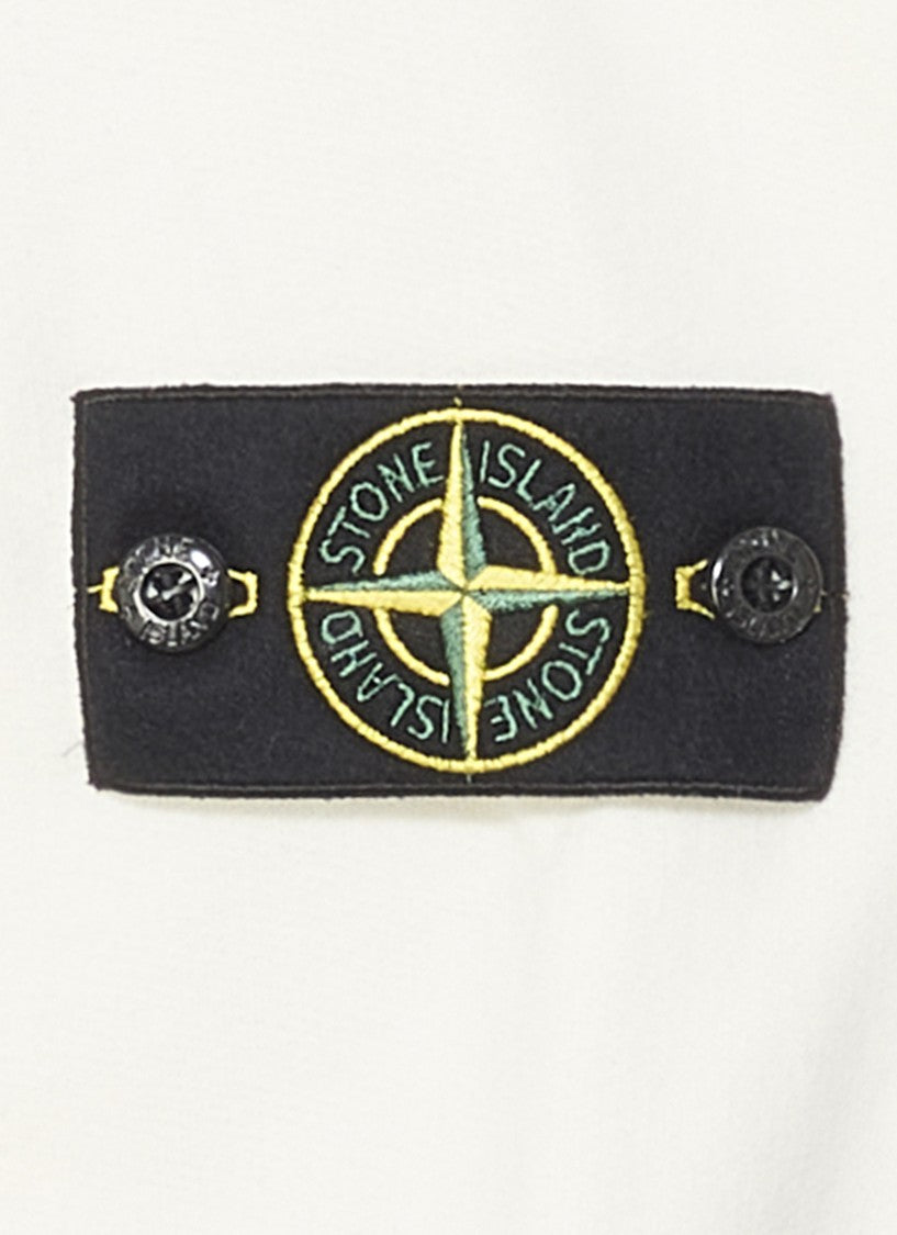 Stone Island Ivory Cotton Sweatshirt