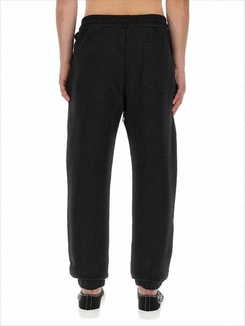 Vivienne Westwood Relaxed Fit Black Jogger Pants With Tapered Cuffs