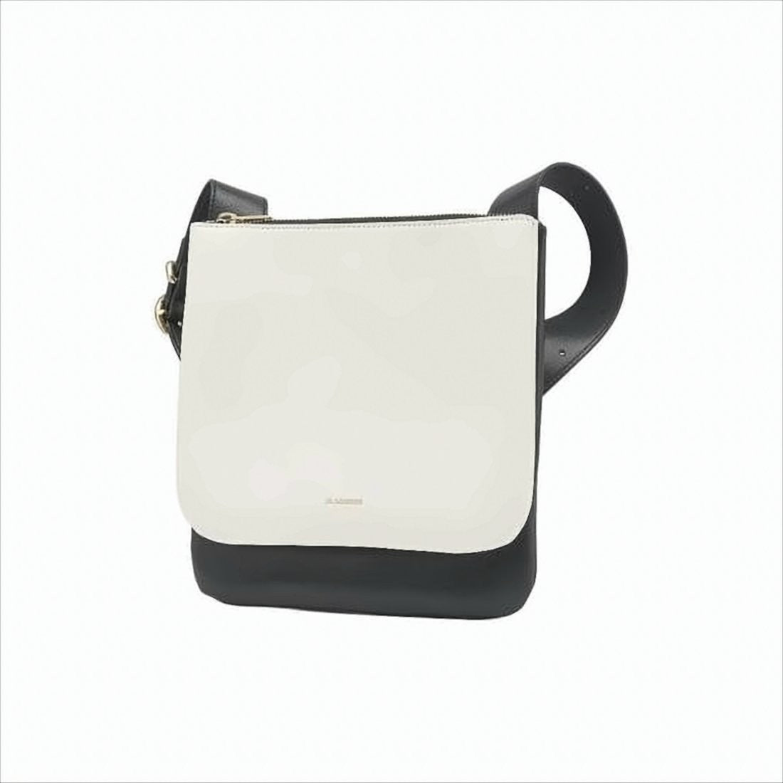 Jil Sander Two-Tone Structured Shoulder Bag With Adjustable Strap