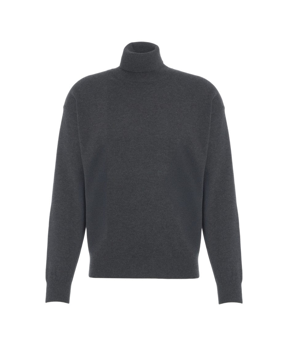 Kangra Relaxed Fit Turtleneck Sweater With Classic Knit Design