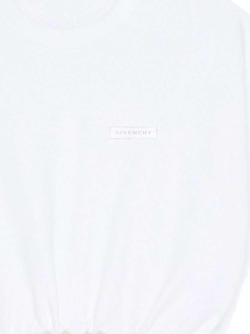 Givenchy Cropped Sweatshirt With Elasticated Waistband