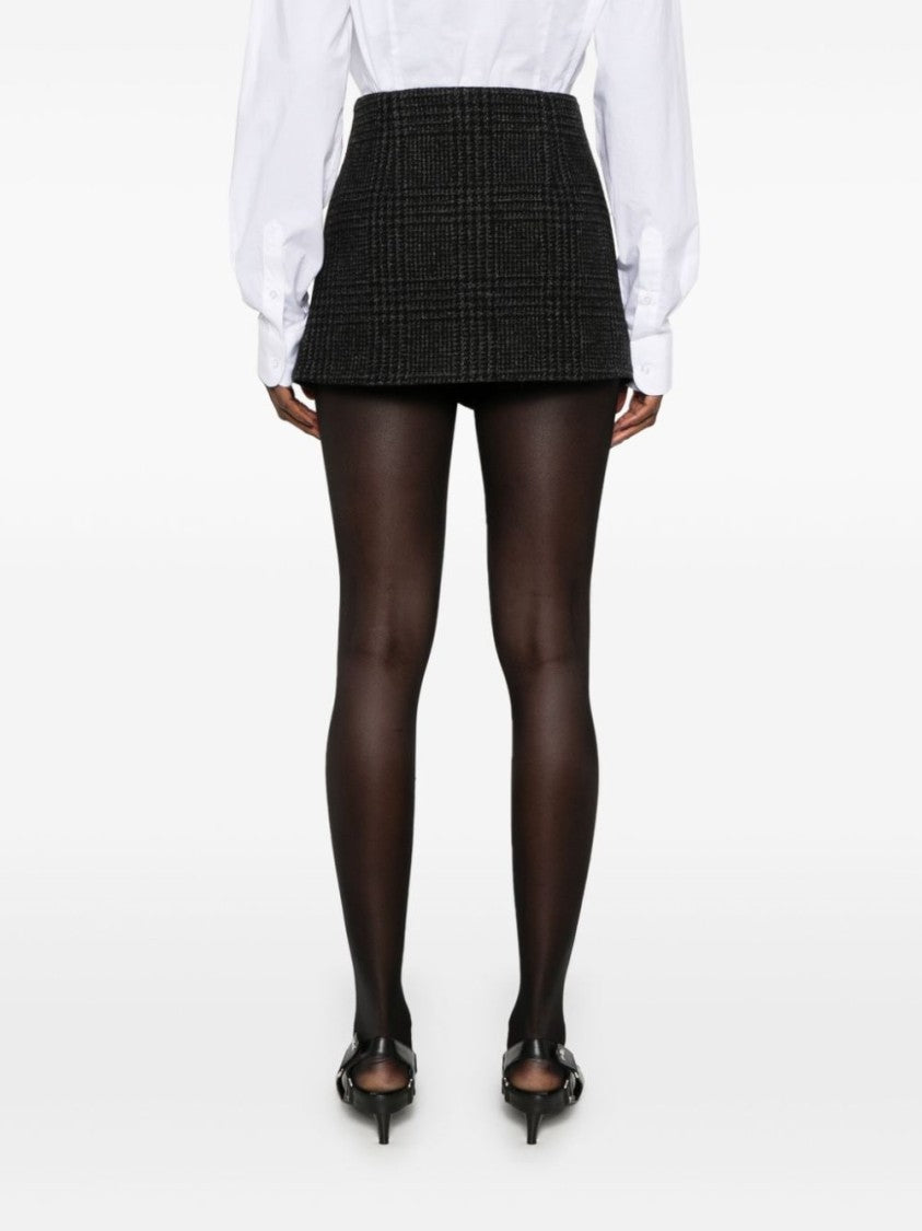Coperni Prince Of Wales Check Mini Skirt