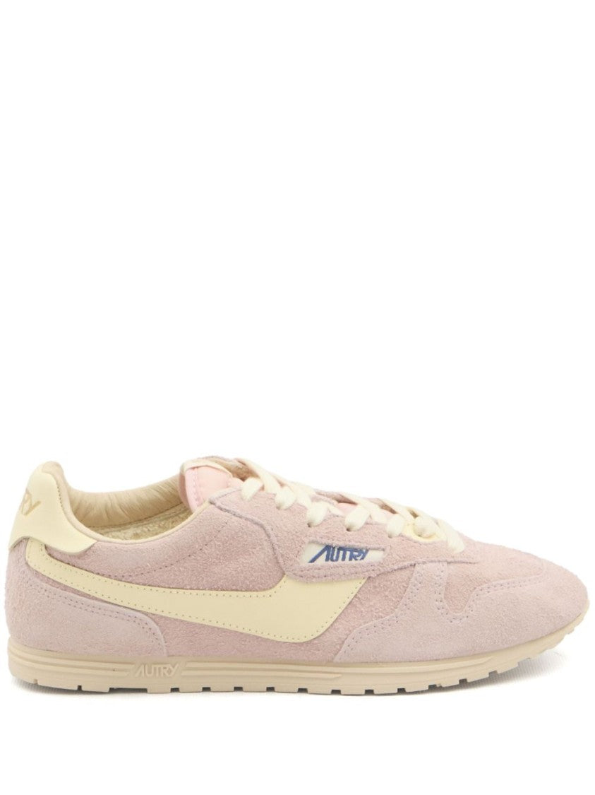 Autry Low-Profile Vitello And Nylon Sneakers