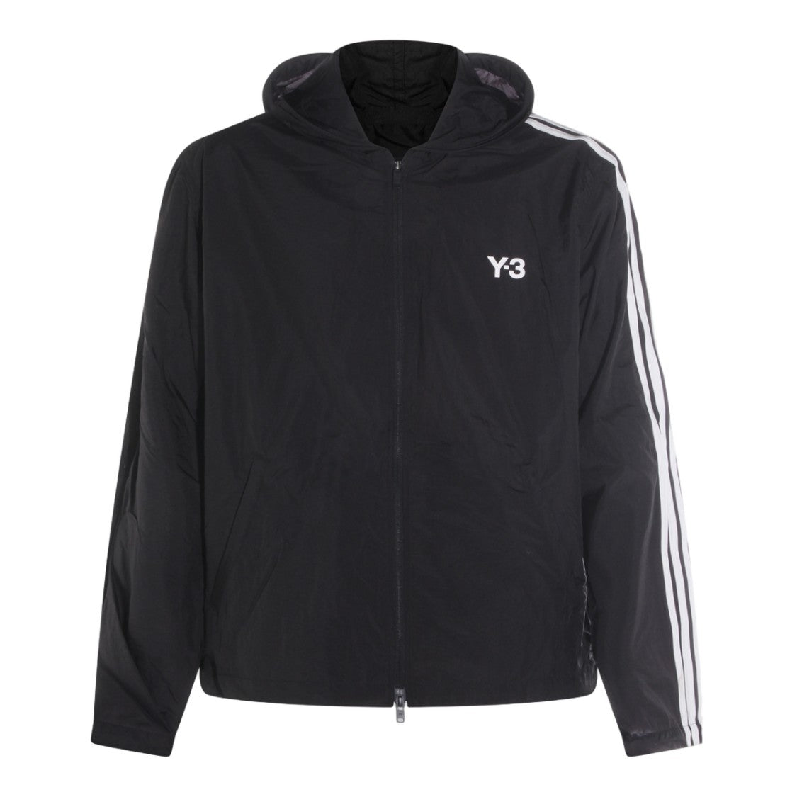 Y-3 Black Activewear Jacket With Hood