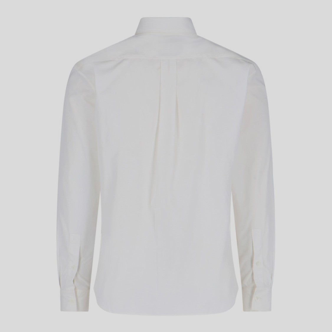 Burberry Long-Sleeve White Shirt With Button-Down Front