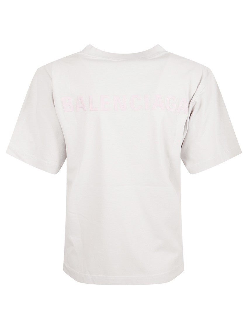 Balenciaga Medium Fit Off-White T-Shirt