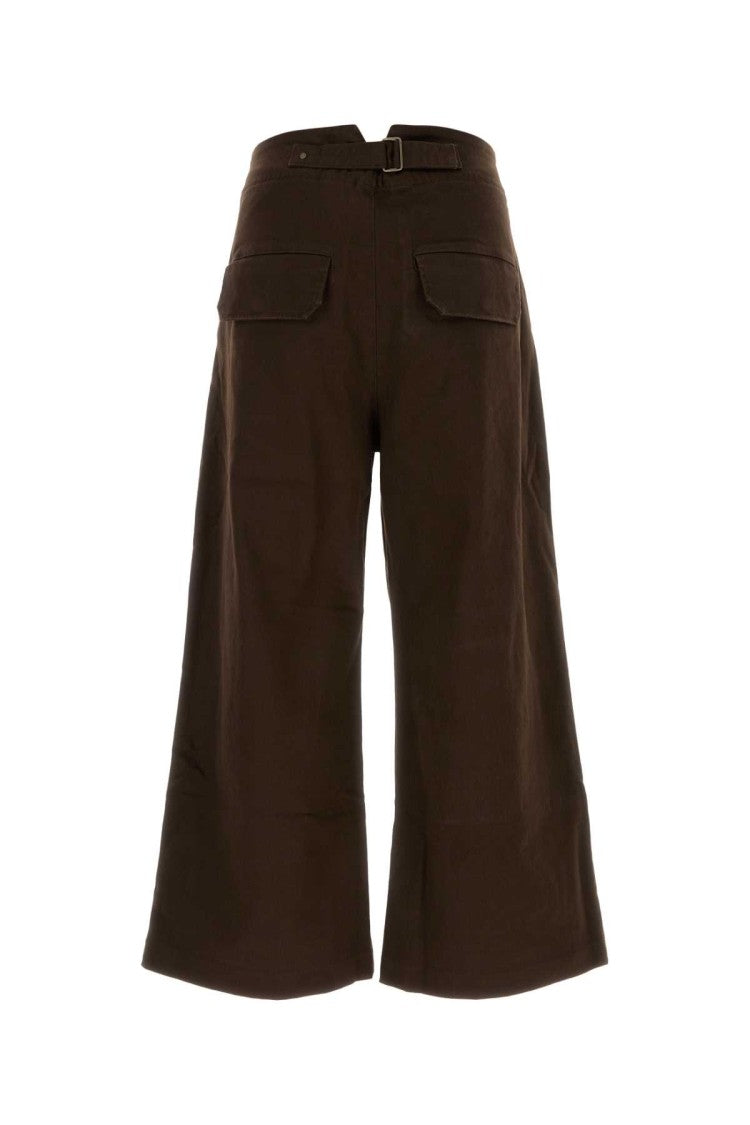 Entire Studios Brown Stretch Cotton Cinch Pant