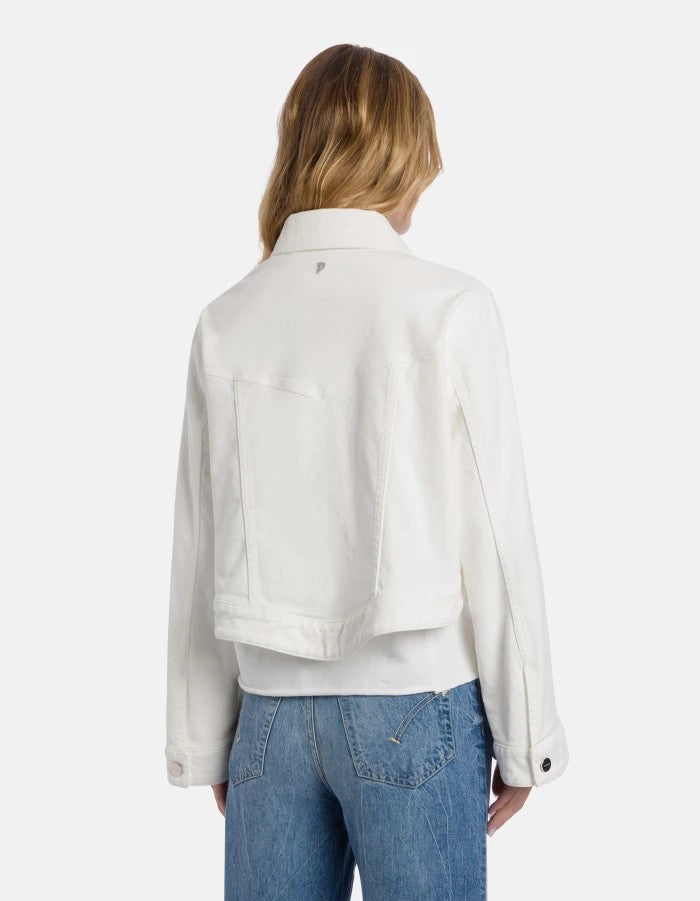 Dondup Cropped Jacket With Classic Collar And Minimalist Design