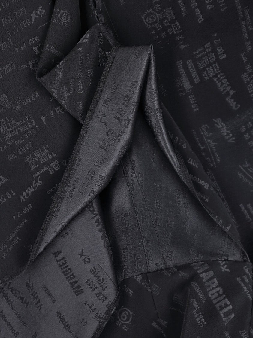 Mm6 By Maison Margiela Mini Logo Dress – Grey