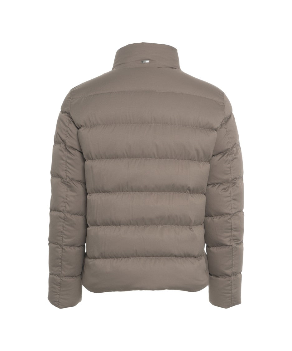 Herno Down Jacket With Faux Fur Collar
