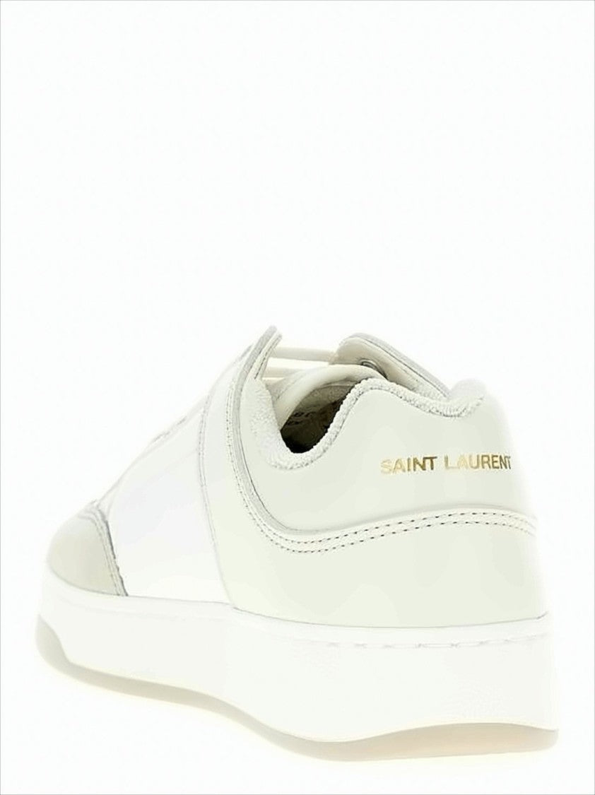 Saint Laurent Low-Top Sneakers With Gold Lettering