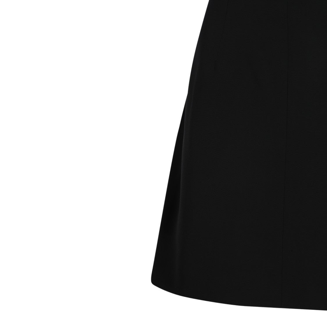 Givenchy Black Viscose Mini Dress With Heart Collar