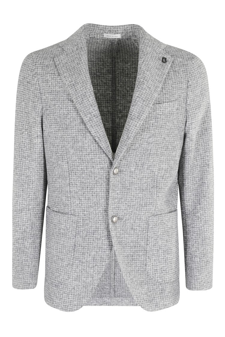 Breras Milano Pied De Poule-Patterned Napoli Jacket