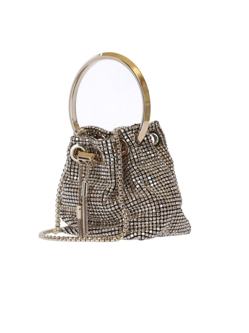 Jimmy Choo "Bon Bon" Micro Bag Gold