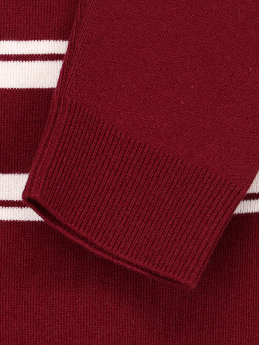 Gucci Logo Intarsia Sweater – Red