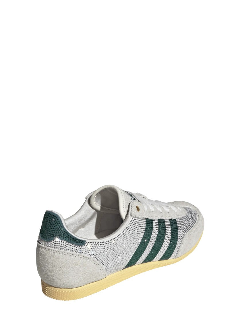 Adidas Black Japan Rhinestone Low-Profile Sneakers