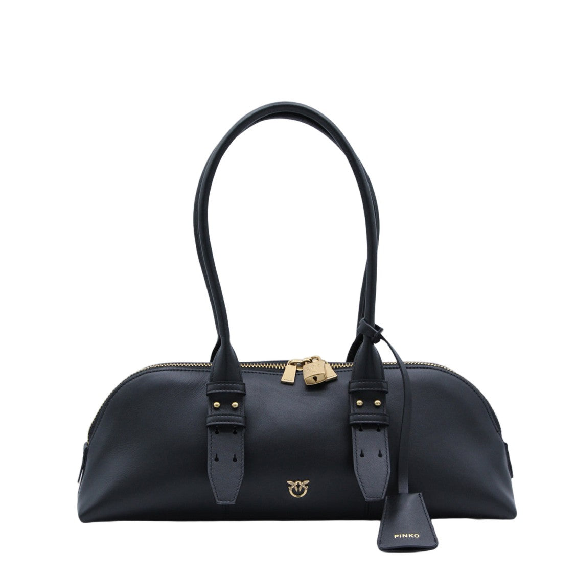Pinko Bowling Escape Horizontal Leather Bag