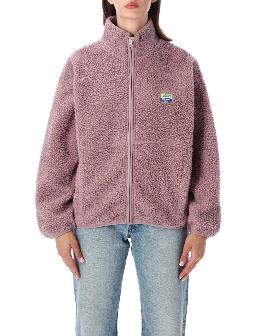 American Vintage Hok Town Pile High-Collar Plush Fleece Jacket