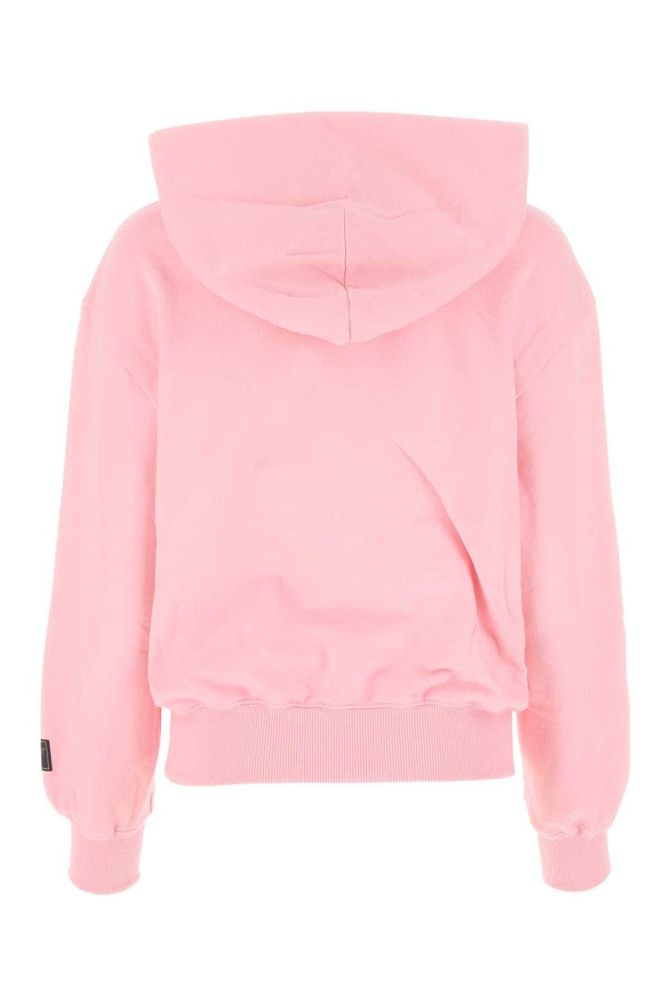 We11 Done Pink Cotton Sweatshirt