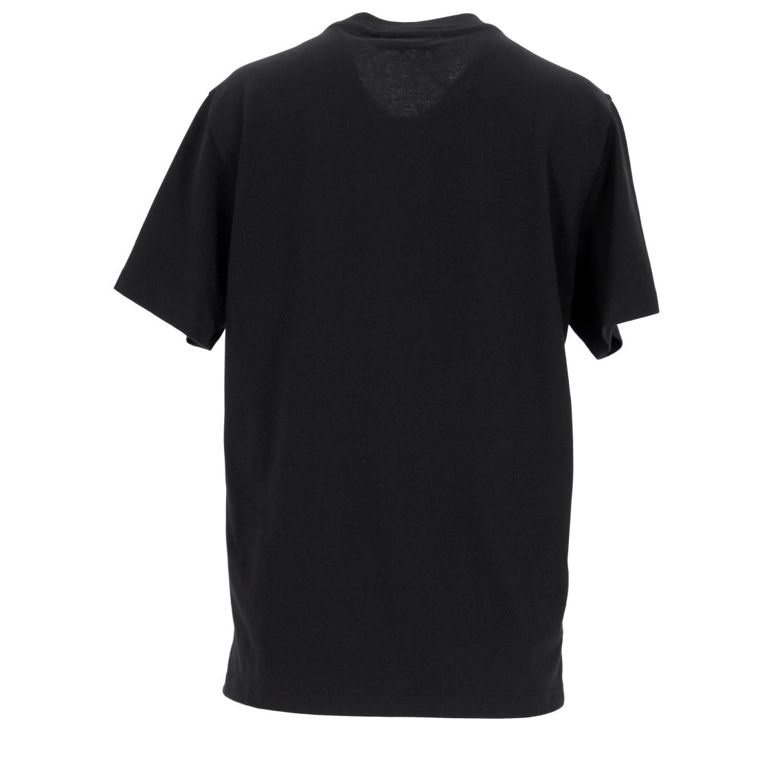 Mcm Black Cotton T-Shirt With Iconic Logo