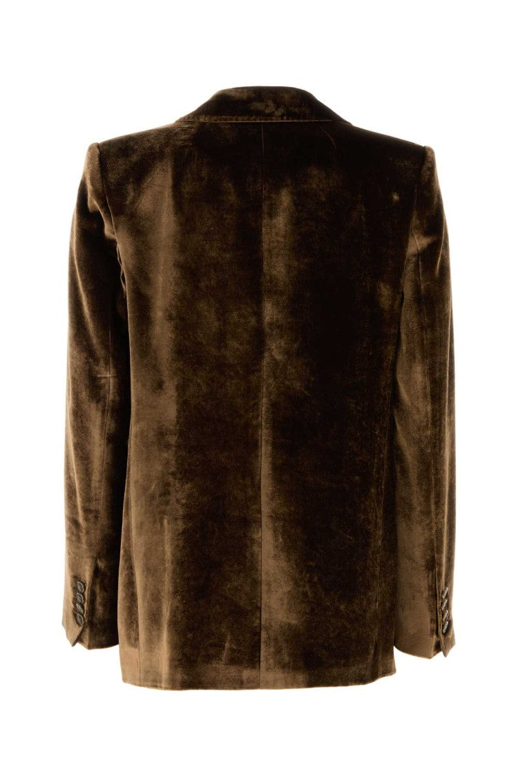 Etro Brown Velvet Blazer