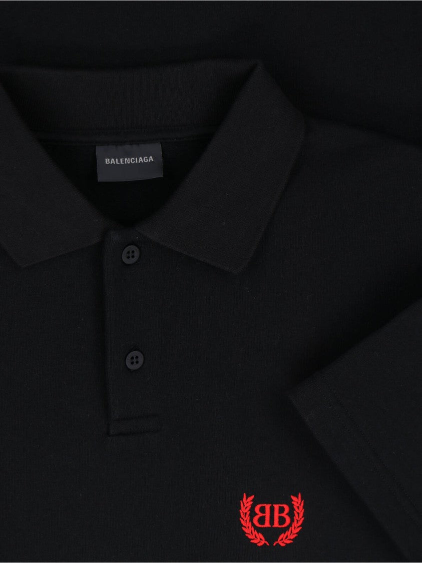 Balenciaga Minimalist Polo Shirt With Short Sleeves