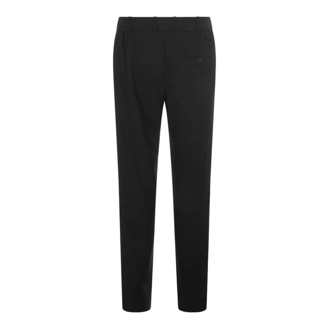 Giorgio Armani Tailored Black Trousers With Textured Detail