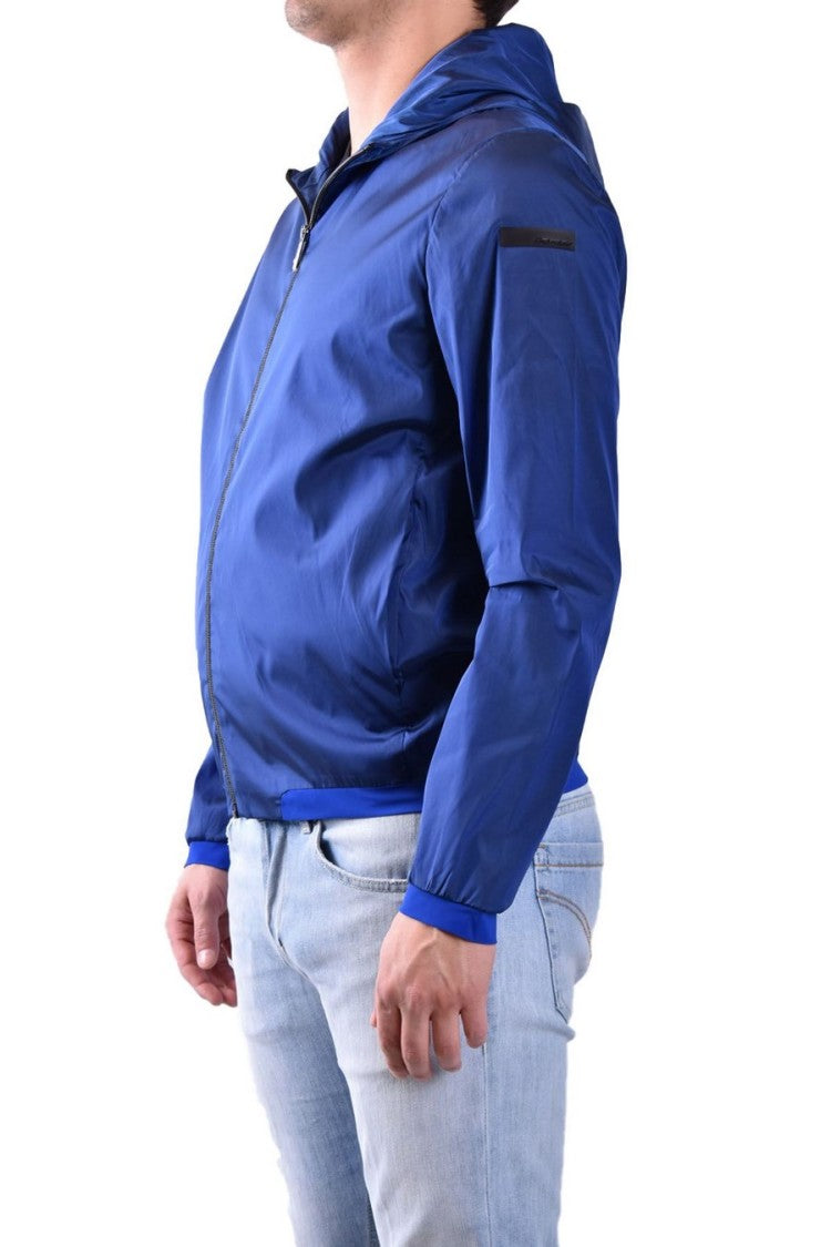 Rrd Fitted Blue Zip-Up Sweatshirt