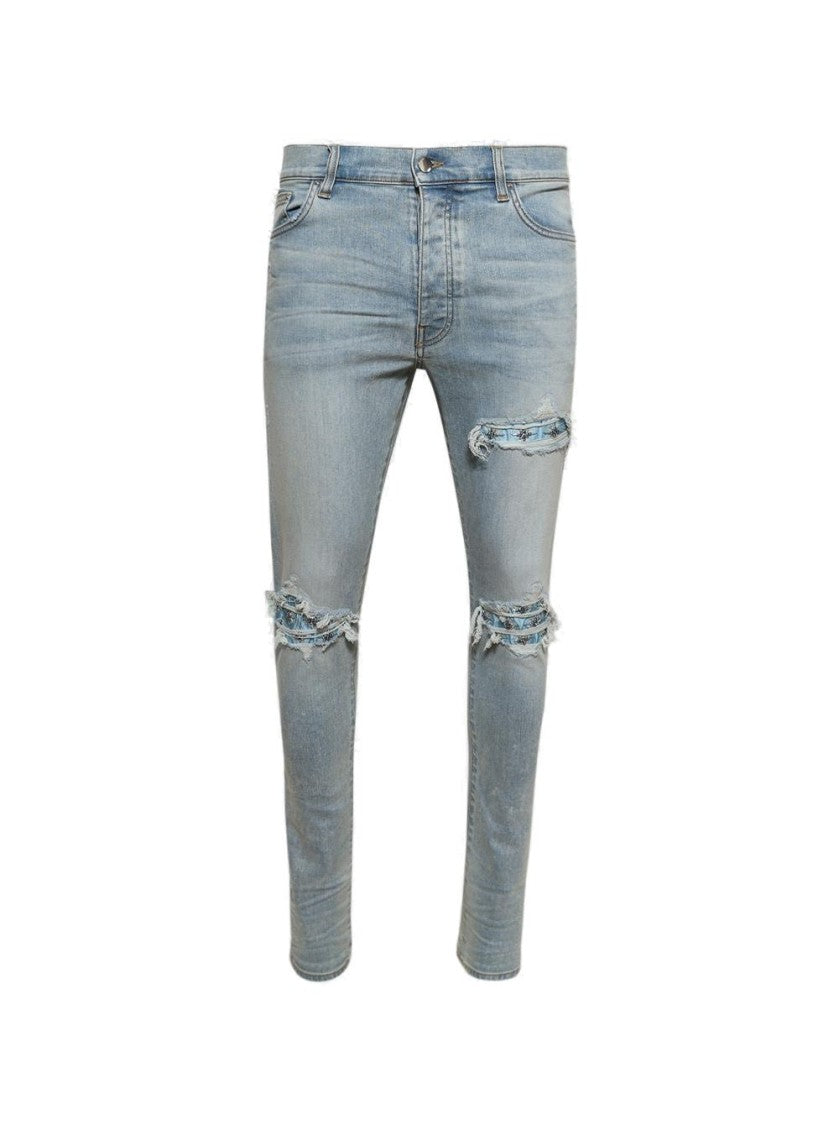 Amiri Crystal Starburst Mx1 Jean Surf Indigo