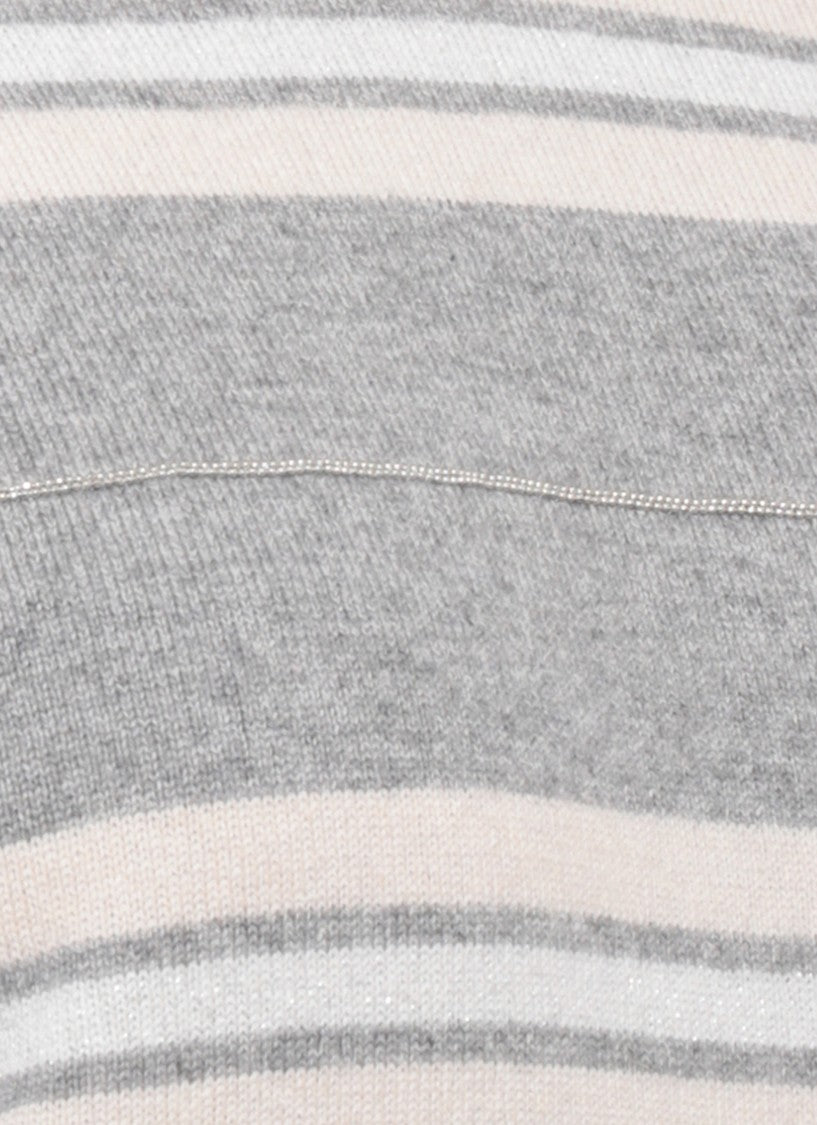 Peserico Color-Contrast Striped Knitwear With Lurex Detail