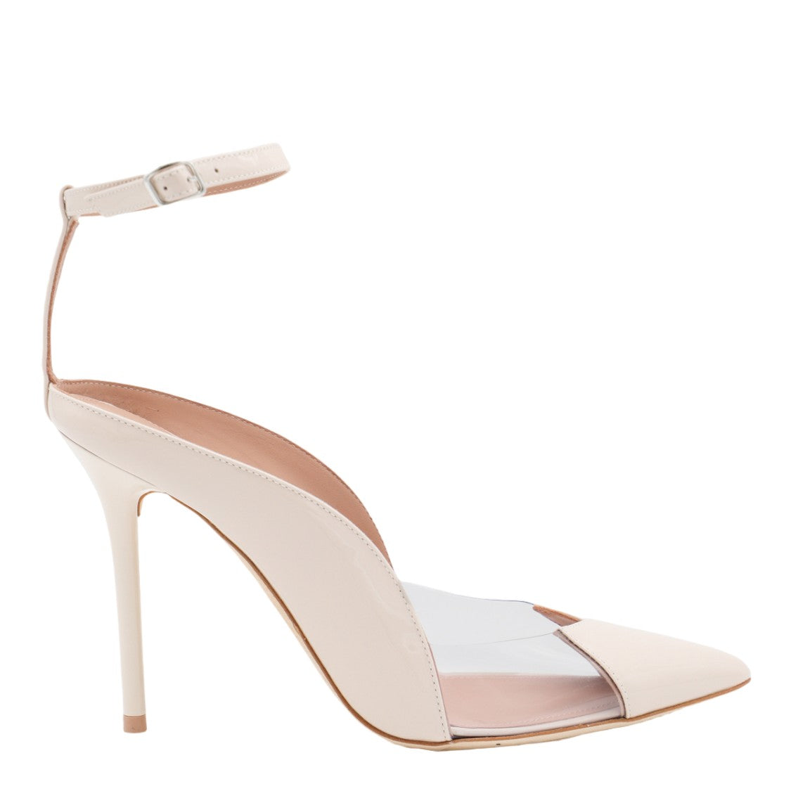 Malone Souliers Pointed Toe High-Heeled Pumps With Transparent Accents