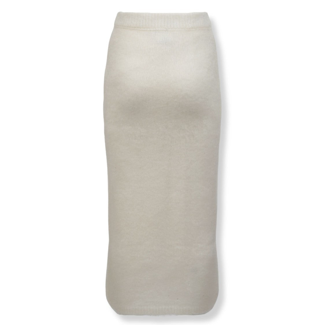 Alessandra Rich Carded Mohair Knit Midi Skirt With Button-Down Front