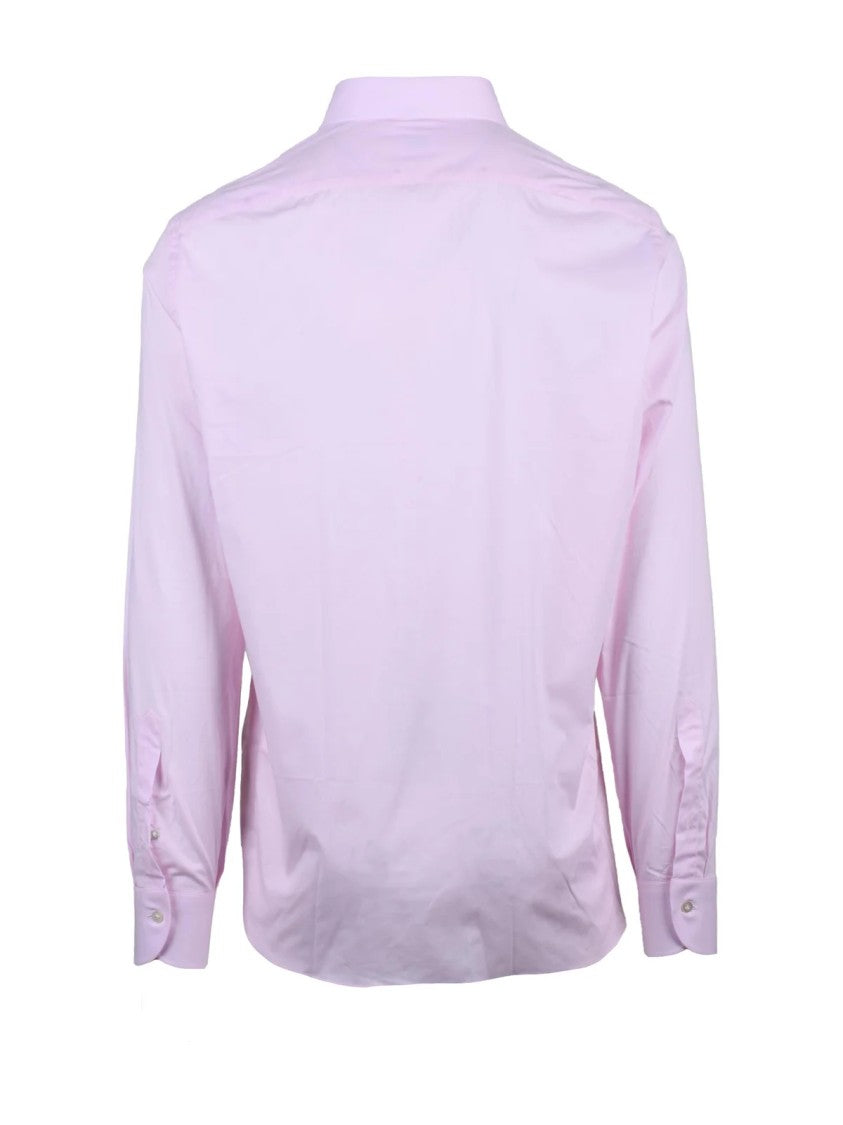 Borriello Pink Cotton Elastane Shirt