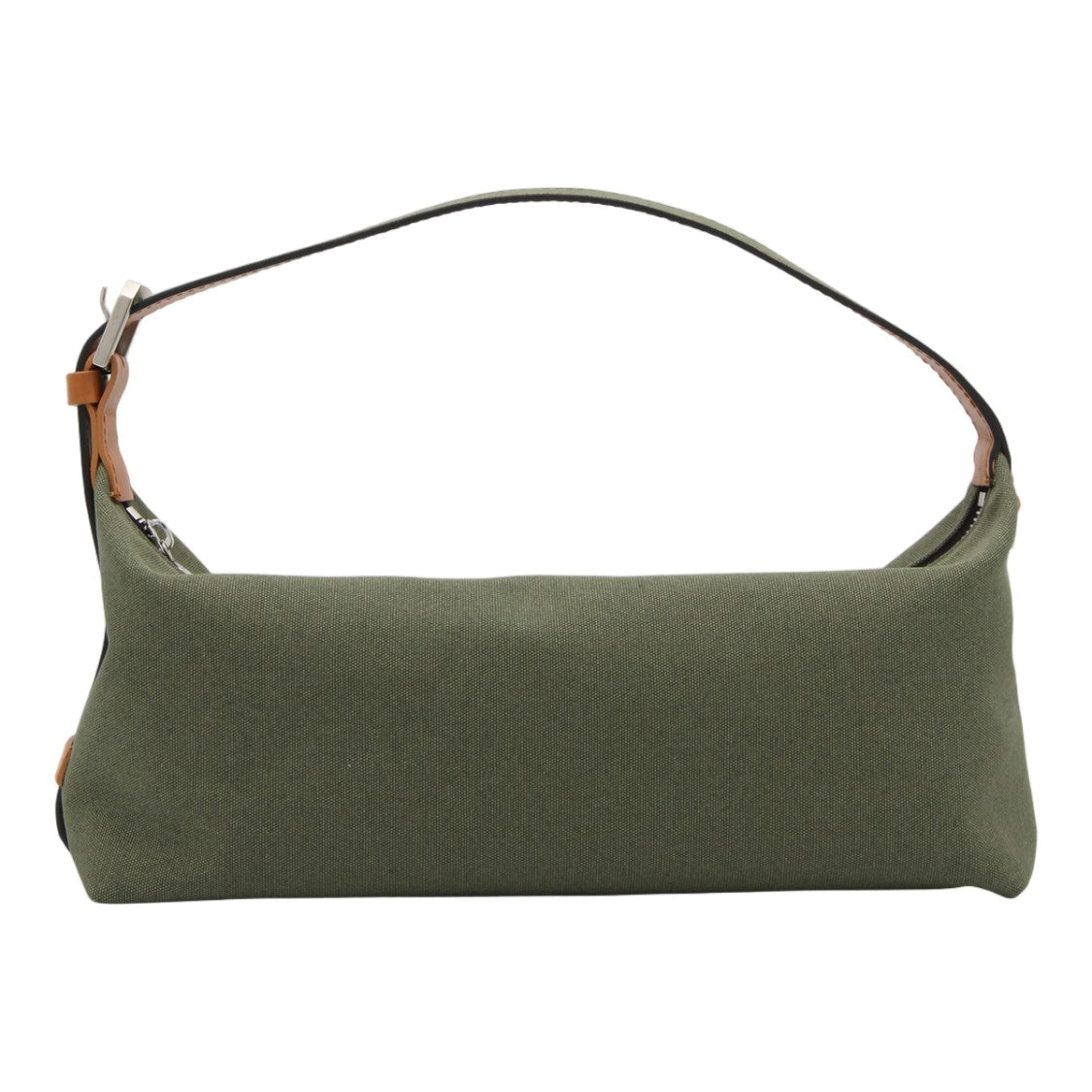 Eera Rectangular Handbag In Muted Olive Green With Minimalist Design