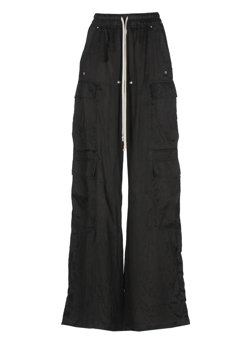 Rick Owens Black Cargobelasn Cargo Pants