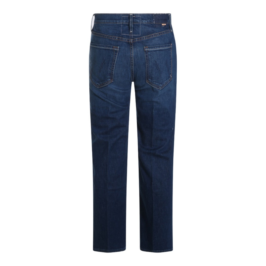 Mother Straight-Leg Denim Jeans With Mid-Rise Waist