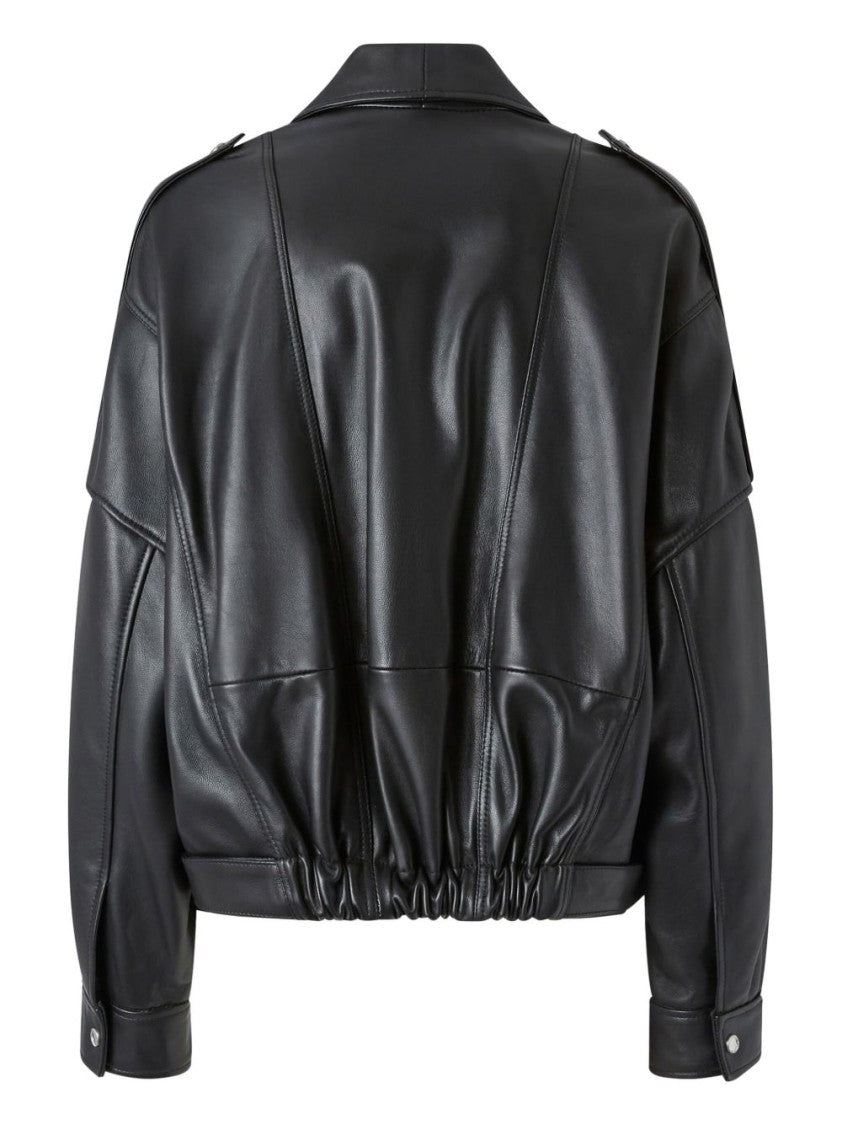 Pinko Black Jacket With Off-Centre Zip