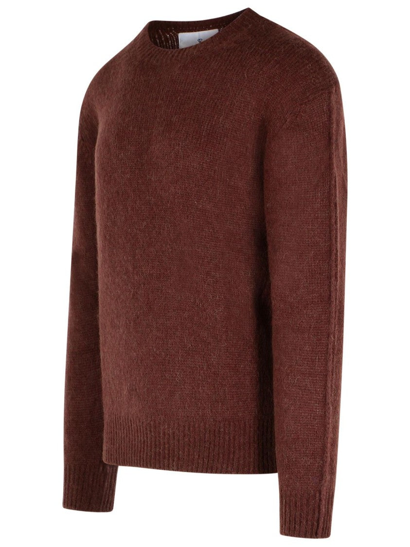 Seven Gauge Brown Alpaca Blend Sweater