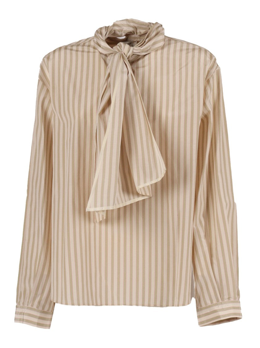 Forte Forte Chic Taffeta Striped Shirt