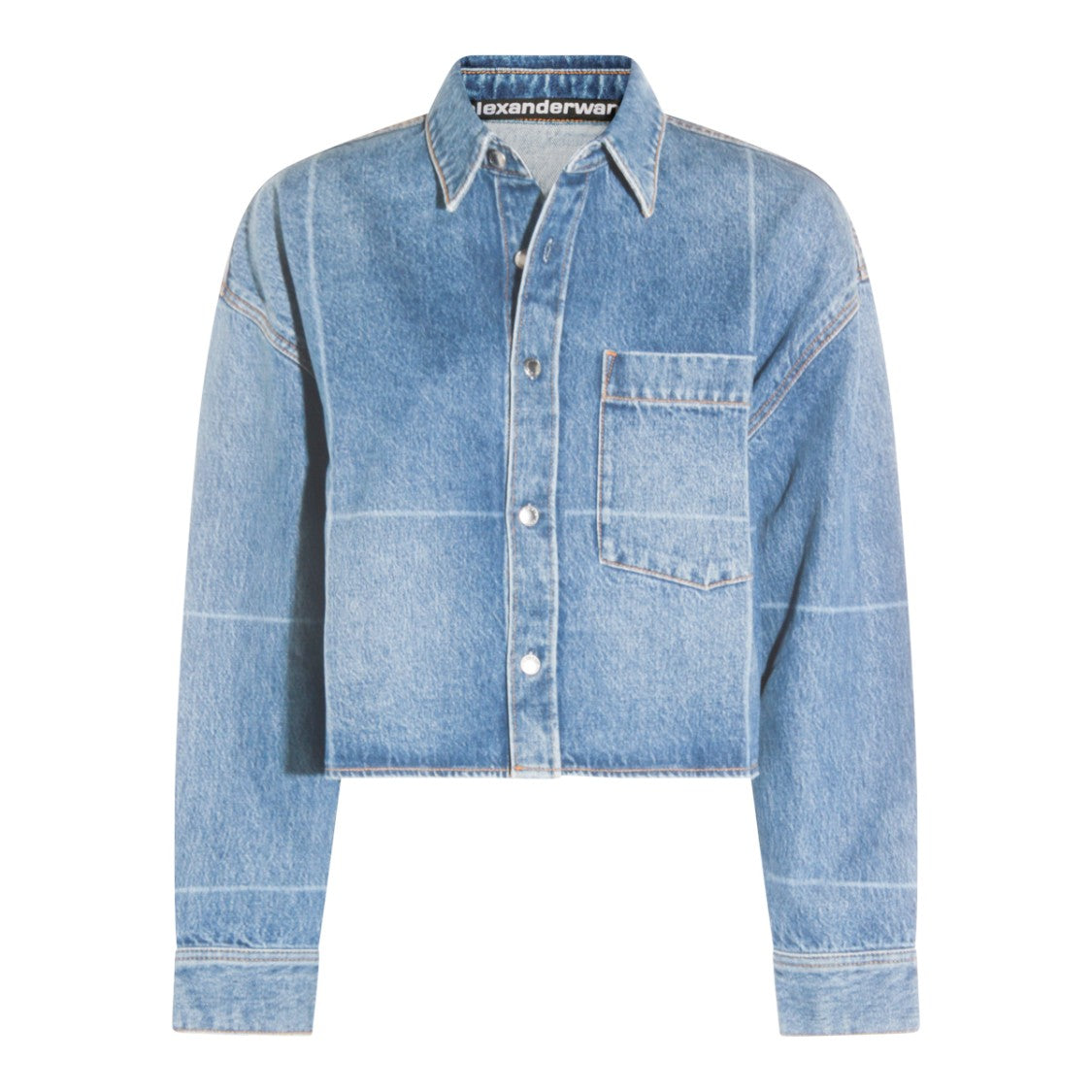 Alexander Wang Blue Cotton Denim Shirt