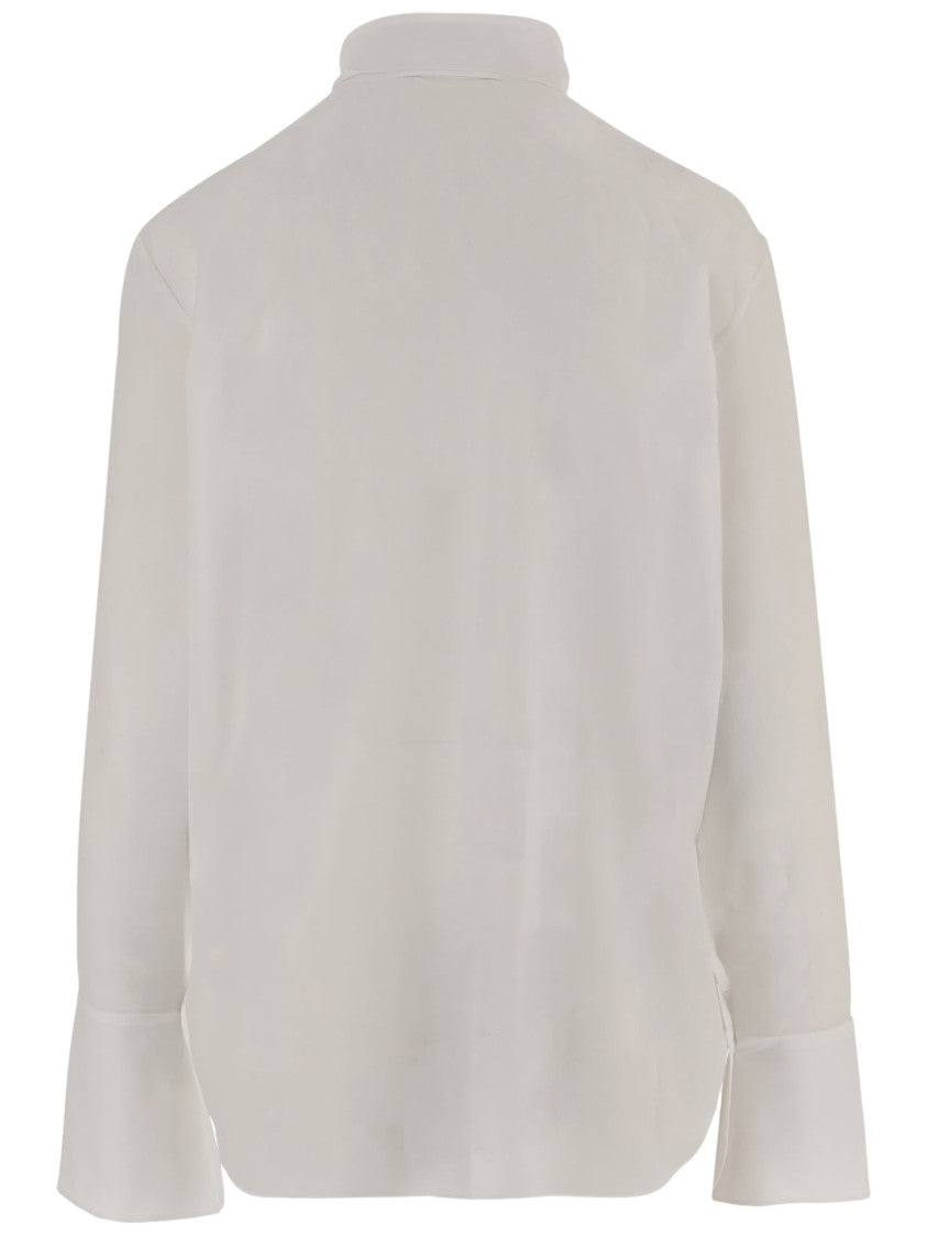 Sa Su Phi Silk Shirt With Mandarin Collar