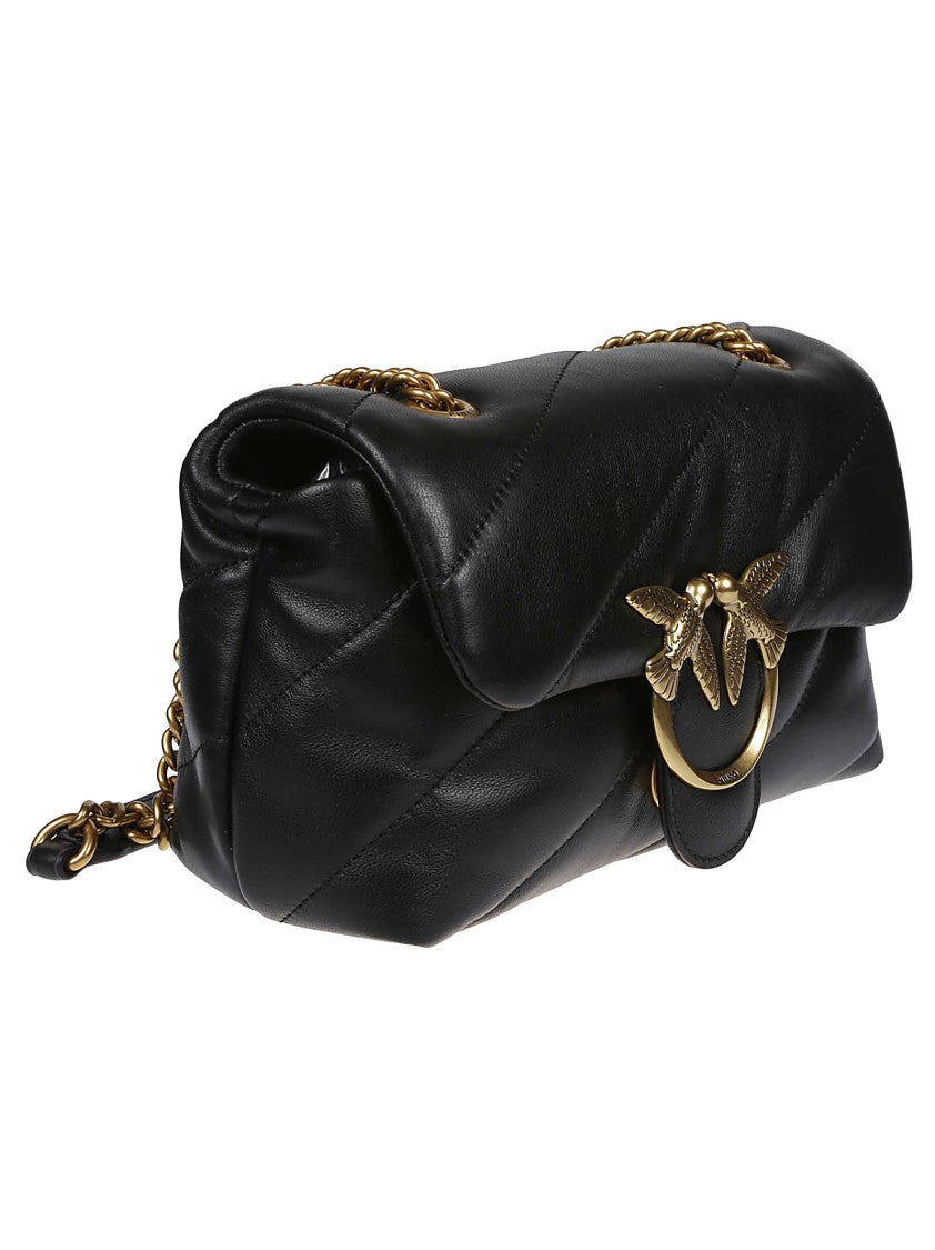 Pinko Love Mini Puff Sheepskin Shoulder Bag